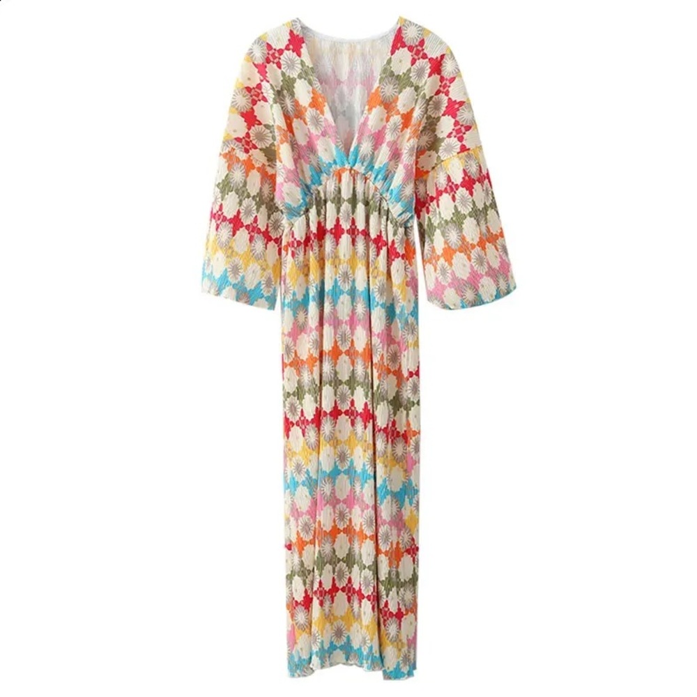 Shop Fancy D Geometric Maxi Dress